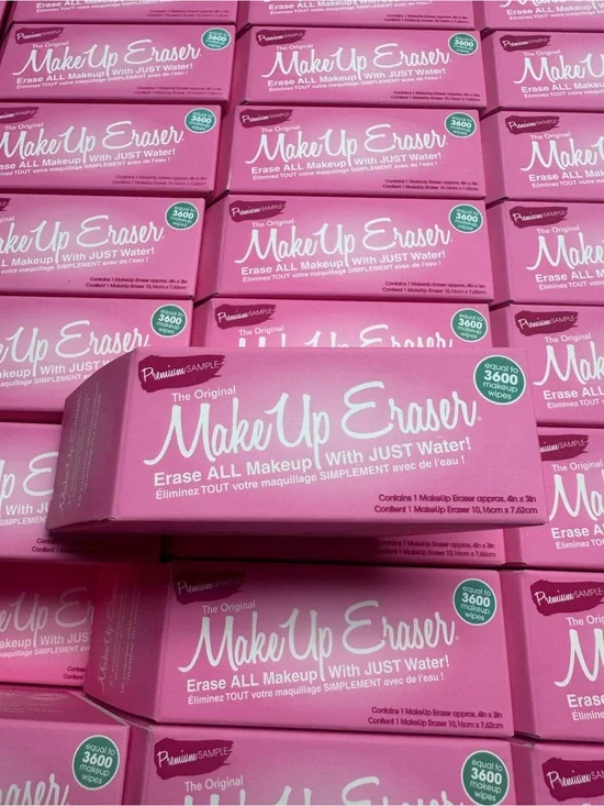 Set of 2 MakeUp Eraser Original Pink Box - Erase All Makeup with Just Water