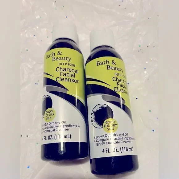 🛍Deep pore 2 Pk Charcoal Facial Cleanser 4FL .OZ.(118mL)🎉🌷🎊