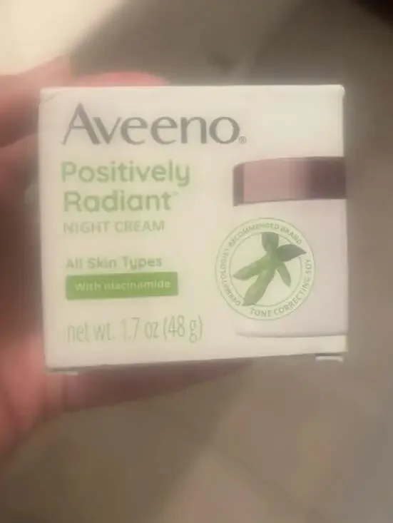 Aveeno Positively Radiant Night Cream - 1.7 oz