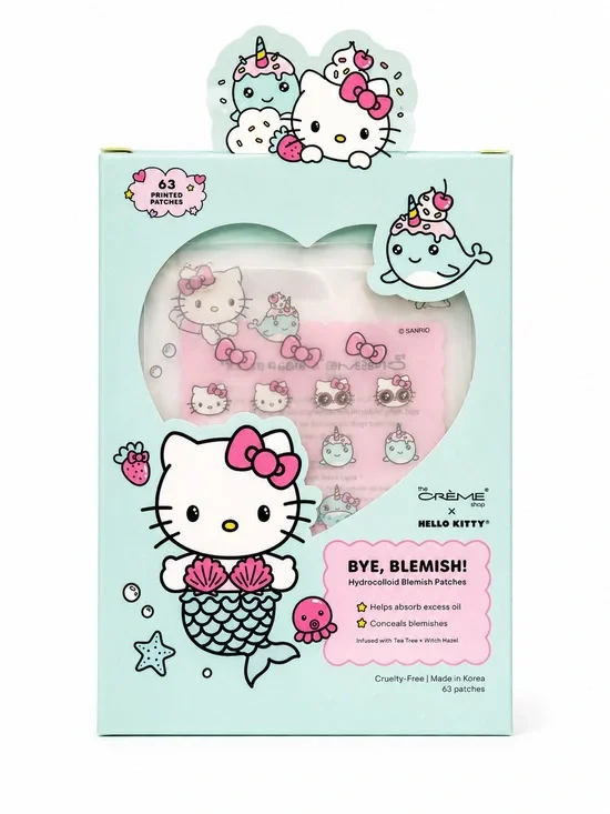 Hello Kitty Bye, Blemish! Hydrocolloid Patches