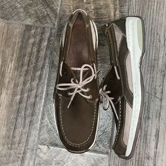 Dunham two tone suede leather Oxfords