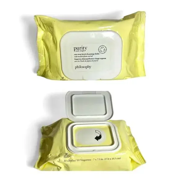 Philosophy Purity Made Simple One-Step Facial Cleansing Cloths, 30 Count
