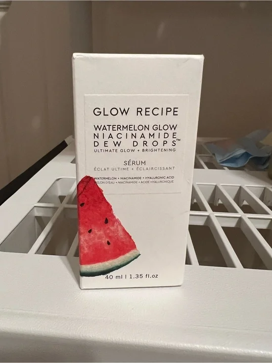 Glow Recipe White Box with Red & Green Watermelon Graphic