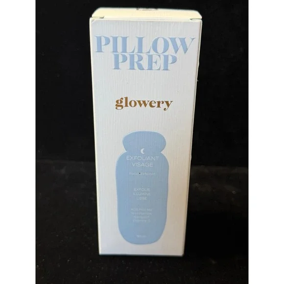 Glowery Pillow Prep Facial Exfoliant Niacinamide Vitamin C 150ml 5.0oz New Box