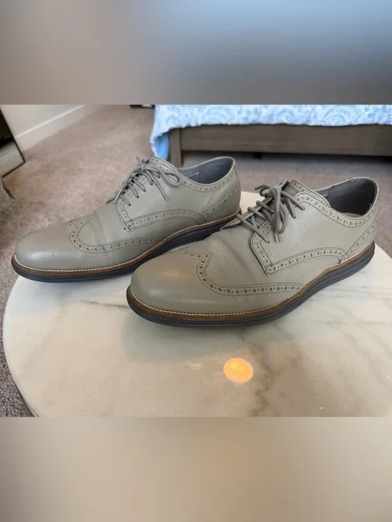 Cole Haan OriginalGrand Wingtip Oxford Rock Ridge Gray (C26268)