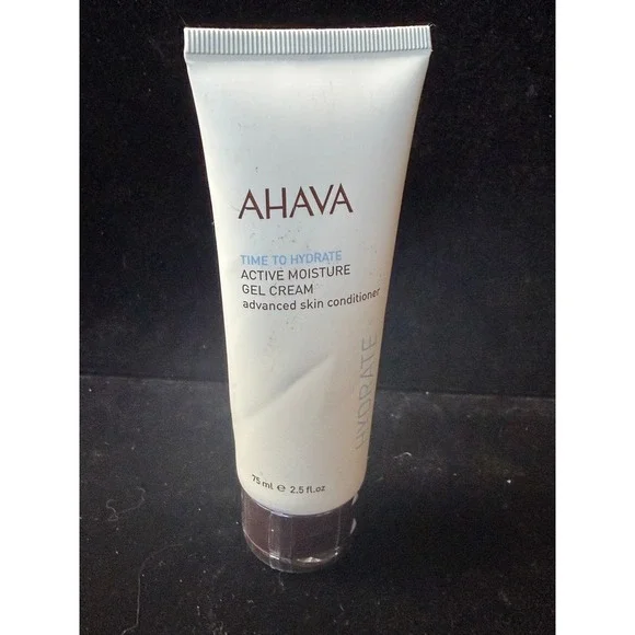 AHAVA Time To Hydrate Active Moisture Gel Cream 75ml 2.5oz Skin Conditioner NEW