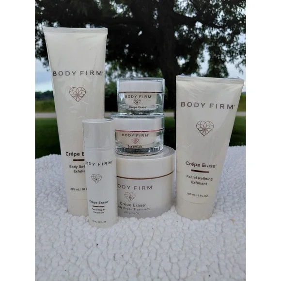 Body Firm Crepe Erase Lot 6 Sealed Items Exfoliant, Eye Cream, Facial, Body