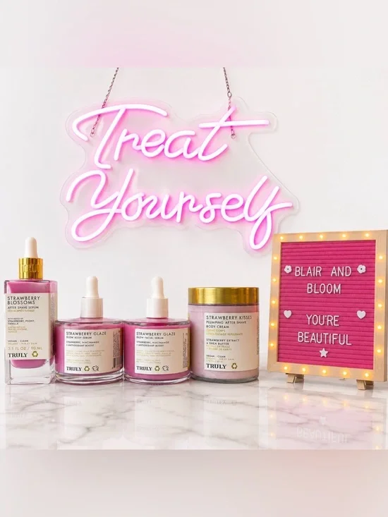 Truly Beauty Strawberry Blossoms, Strawberry Kisses, & Strawberry Glaze Bundle