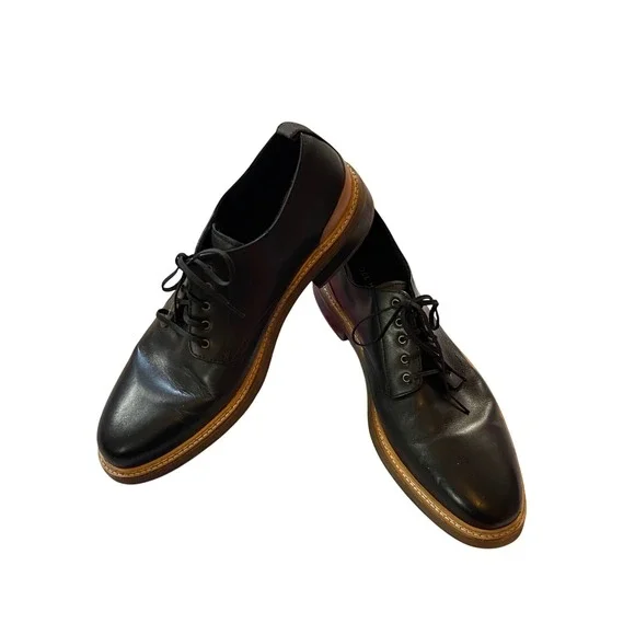 Cole Haan Men's Black Leather Oxford Dress Shoes Lace Up Comfort Size 11 M