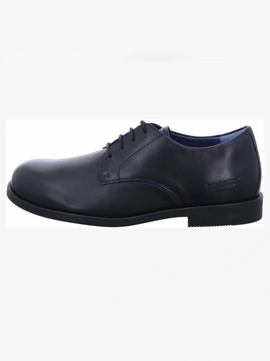 Birkenstock Men's Black Leather Lace-Up Oxfords Size 46