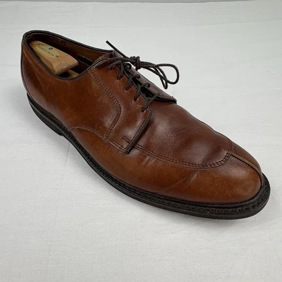 Allen Edmonds Ashton (Orthotic Collection) Brown Leather Split-Toe Oxford 11.5D