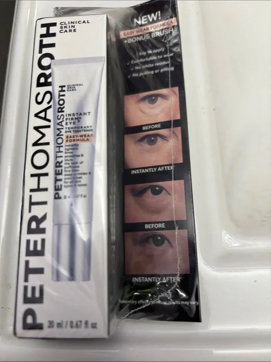 Peter Thomas Roth Instant FirmX Eye Tightener Firm + brush New in box