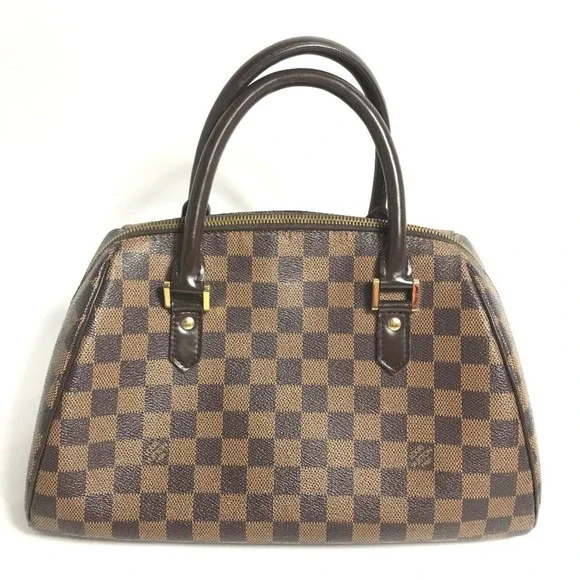 LOUIS VUITTON Brown Damier Canvas Boston Bag