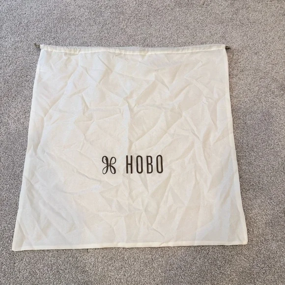 Hobo lightweight drawstring dust bag size 18.5” X 19”