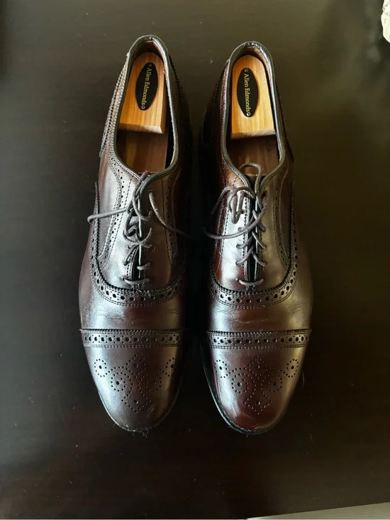 Allen Edmonds Men’s Chili colored strand dress shoes size 11.5 E