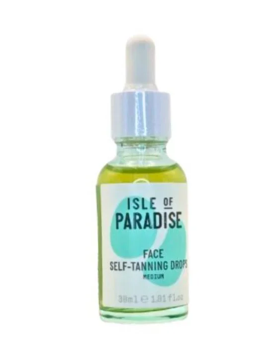 NEW Isle of Paradise Face Self-Tanning Drops Medium 30ml