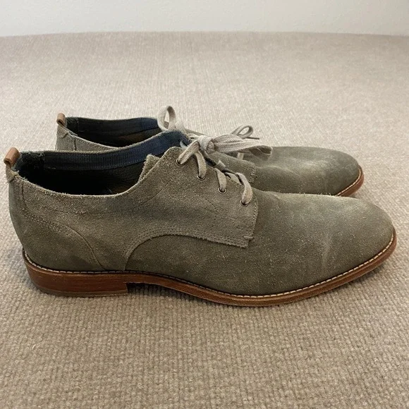 Cole Haan Grand.360 Shoes Mens Size 12 M Gray Suede Derby Dress Oxfords C29/94‎