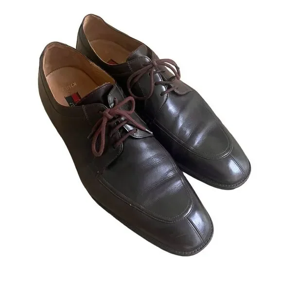 Lloyd Classics Germany Brown Leather Dress Shoes Mens 10