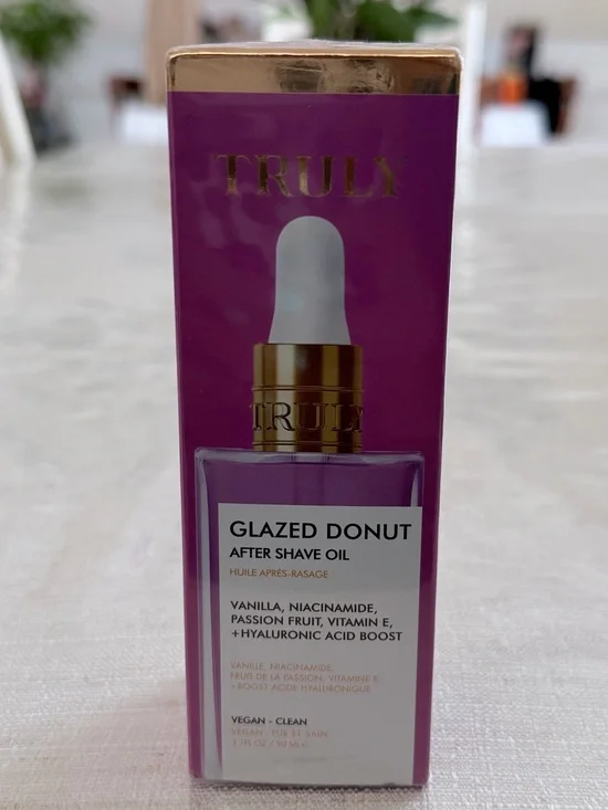 TRULY Glazed Donut After Shave Oil 3.1oz