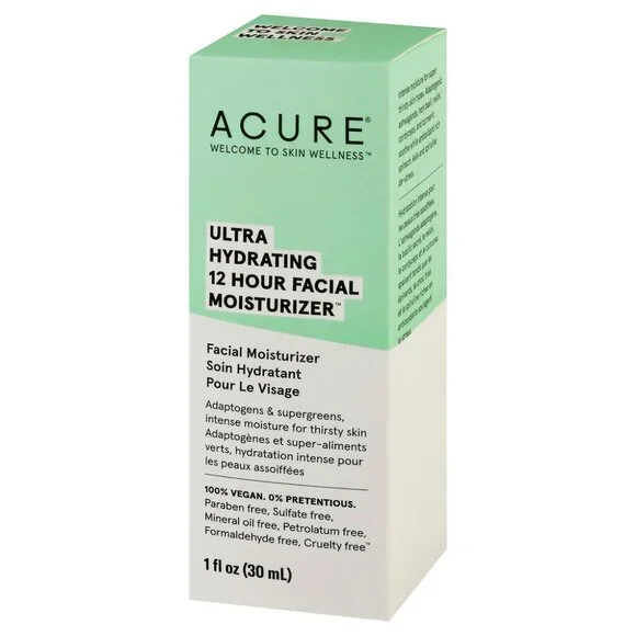Acure Ultra Hydrating 12 Hour Facial Moisturizer 1oz