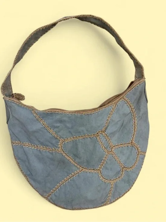 Nine West Sage Green Patchwork Hobo Bag 🌿