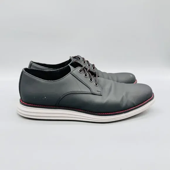 Cole Haan Shoes Mens 9 Gray Leather OriginalGrand Derby Oxford Dress Comfort