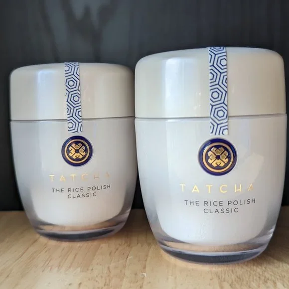 NEW - Two (2) Tatcha Rice Polish Classic - NIB - Sealed