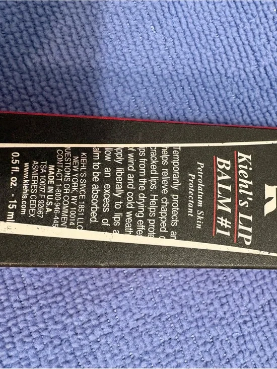 Kiehl's Lip Balm #1 Black and White Packaging