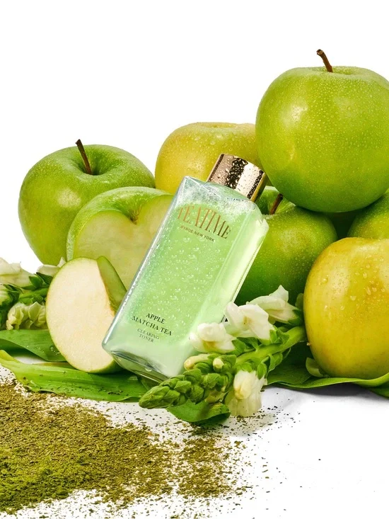 APPLE MATCHA TEA CLEARING TONER Bi-Phase Toner · Oily Skin Friendly · Upcycled