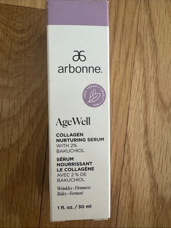 Arbonne Age Well Collagen Nurturing Serum NIB