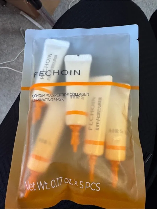 NIB Pechoin Polypeptide Collagen Illuminating Mask (5) tubes
