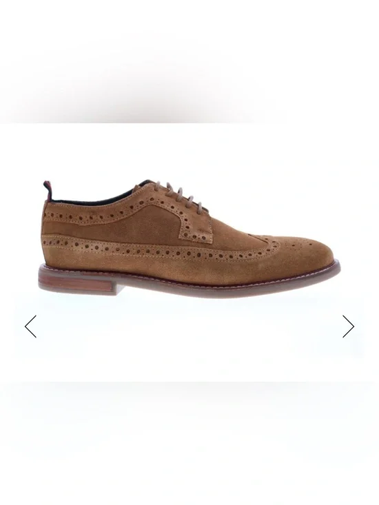 Ben Sherman Tan Suede longwing Derby Shoes
