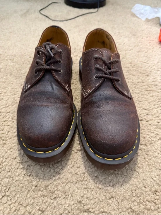 Dr. Martens 1461 Made in England Wax Commander Leather Oxfords