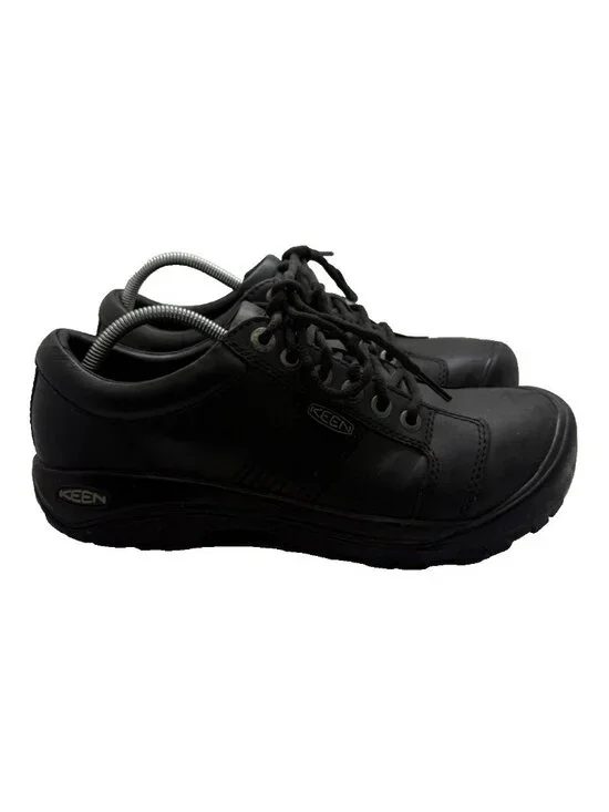 Keen Austin Men's Black Leather Lace Up Oxford Shoes 1002990 Size 9.5 US 42.5EU