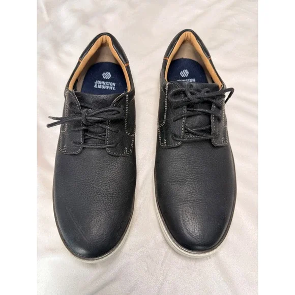 Johnston & Murphy McGuffey 2 Plain Toe Derby Sneakers Black Size 11