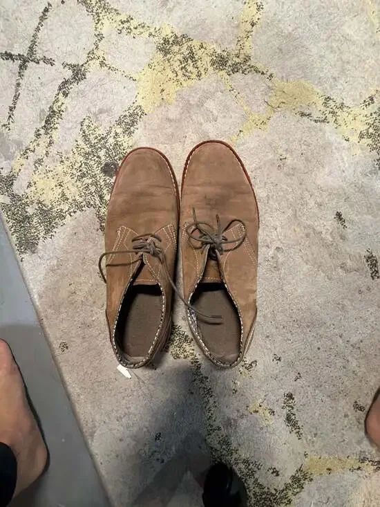 Original Penguin Men's Brown Suede Oxford Shoes