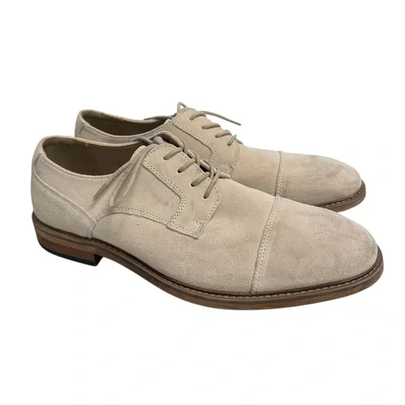 Nordstrom Rack Men’s Kamden Cap Toe Suede Derby Dress Shoe Size 10.5M