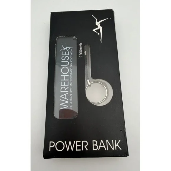 Dave Matthews Band Warehouse Power Bank 2200mAh Portable Charger DMB Fan Club