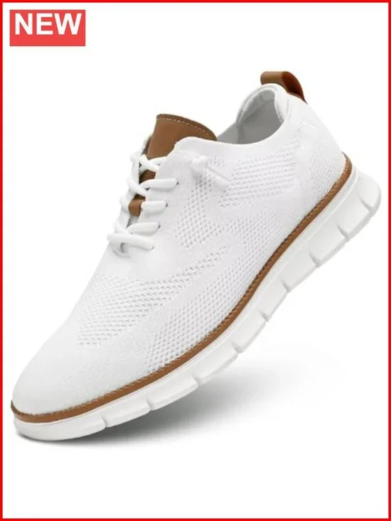 Men's Casual Dress Oxfords Walking Sneakers Mesh Business Work Lightweight Soft