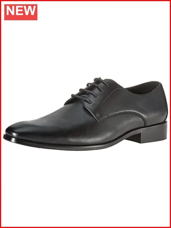 Men's Lace Up Derby Dress Shoes Faux Leather Oxfords