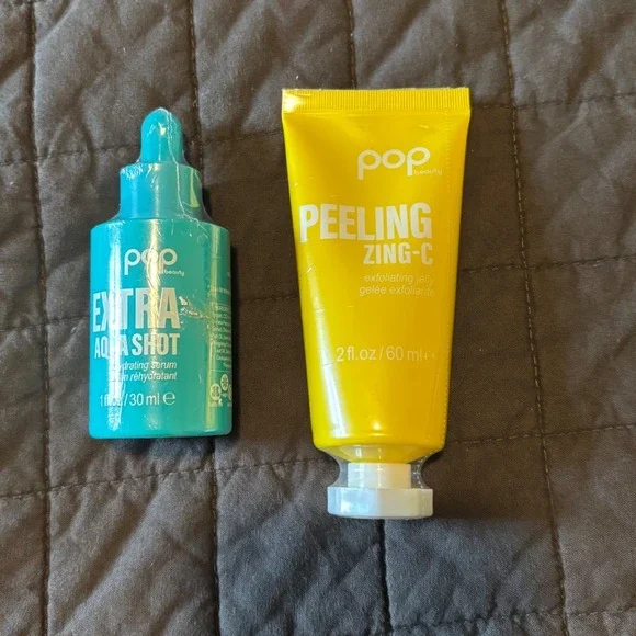 POP Beauty Extra Aqua Shot Hydrating Serum + Peeling Zing‎ C Exfoliating
