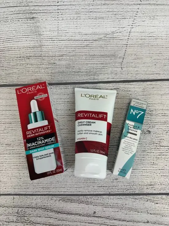 Loreal & N07 Lot Of 3 Skincare Items