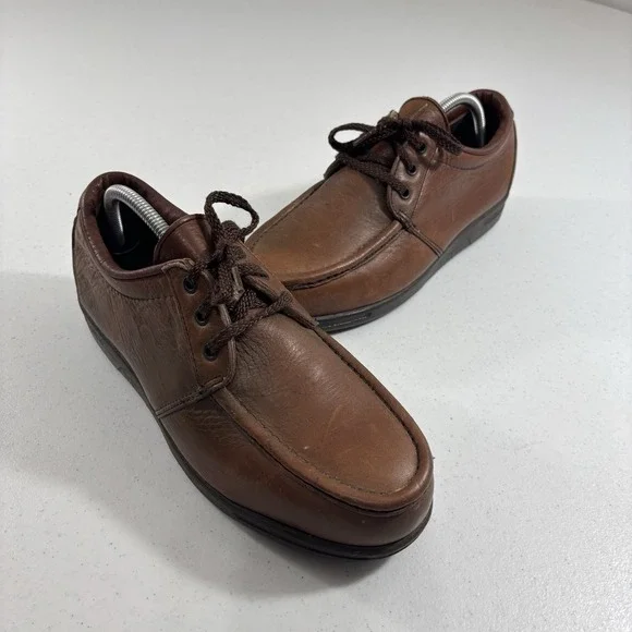 Vintage Red Wing Dunoon Brown Leather Moc Toe Oxford 6602 SD Type 1 Men Sz 9 EEE