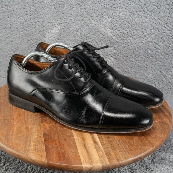 Florsheim Men's Corbetta Cap Toe Oxford Dress Shoes 14180 Black US Size 10.5 D