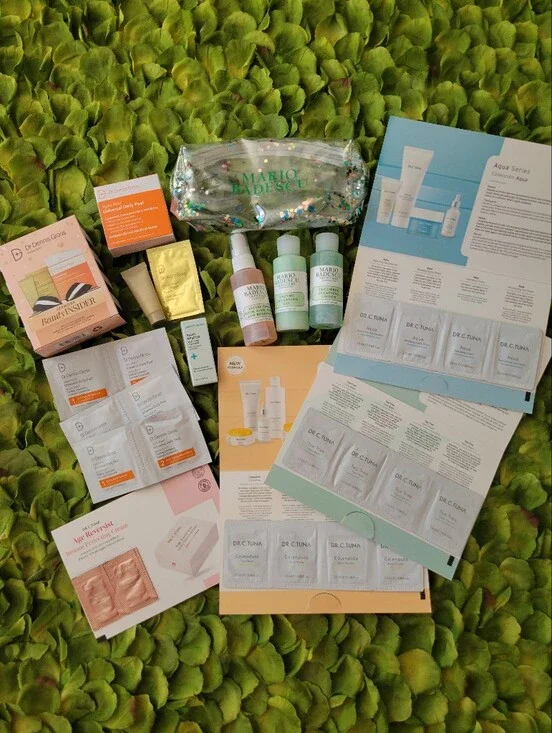 Skincare Sample Lot High End Deluxe Dr Dennis Gross Mario Badescu Dr C Tuna NEW