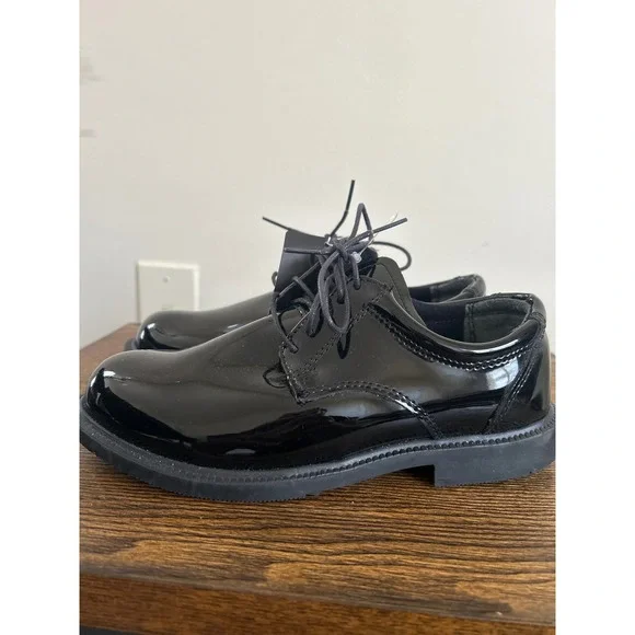Thorogood Uniform Classics Poromeric Oxford Shoes Men's Size 4.5M Black NWT