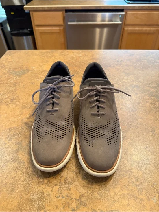 Cole Haan 2.Zero Grand Grey Dress Shoes