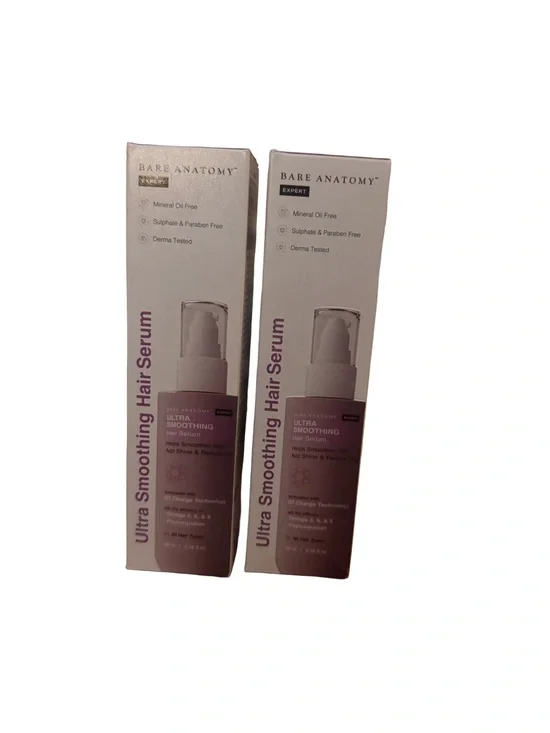 Bare Anatomy Ultra Smoothing Hair Serum 100ml Shine Frizz Control - Set of 2