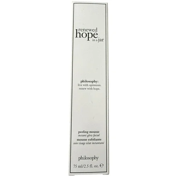 Philosophy Renewed Hope in a Jar Peeling Mousse‎ Instant Glow Facial 2.5 fl oz