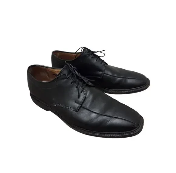 Allen Edmonds Warren Black Leather Lace Up Dress Shoes USA Men's Size 10.5 D